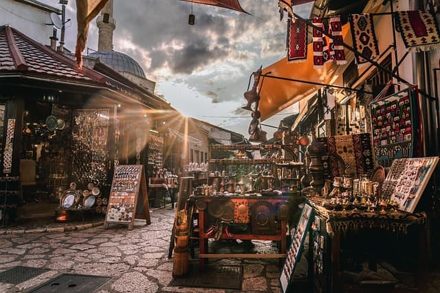 Khan el-Khalili bazaar Cairo historic alleyway Mamluk wikala