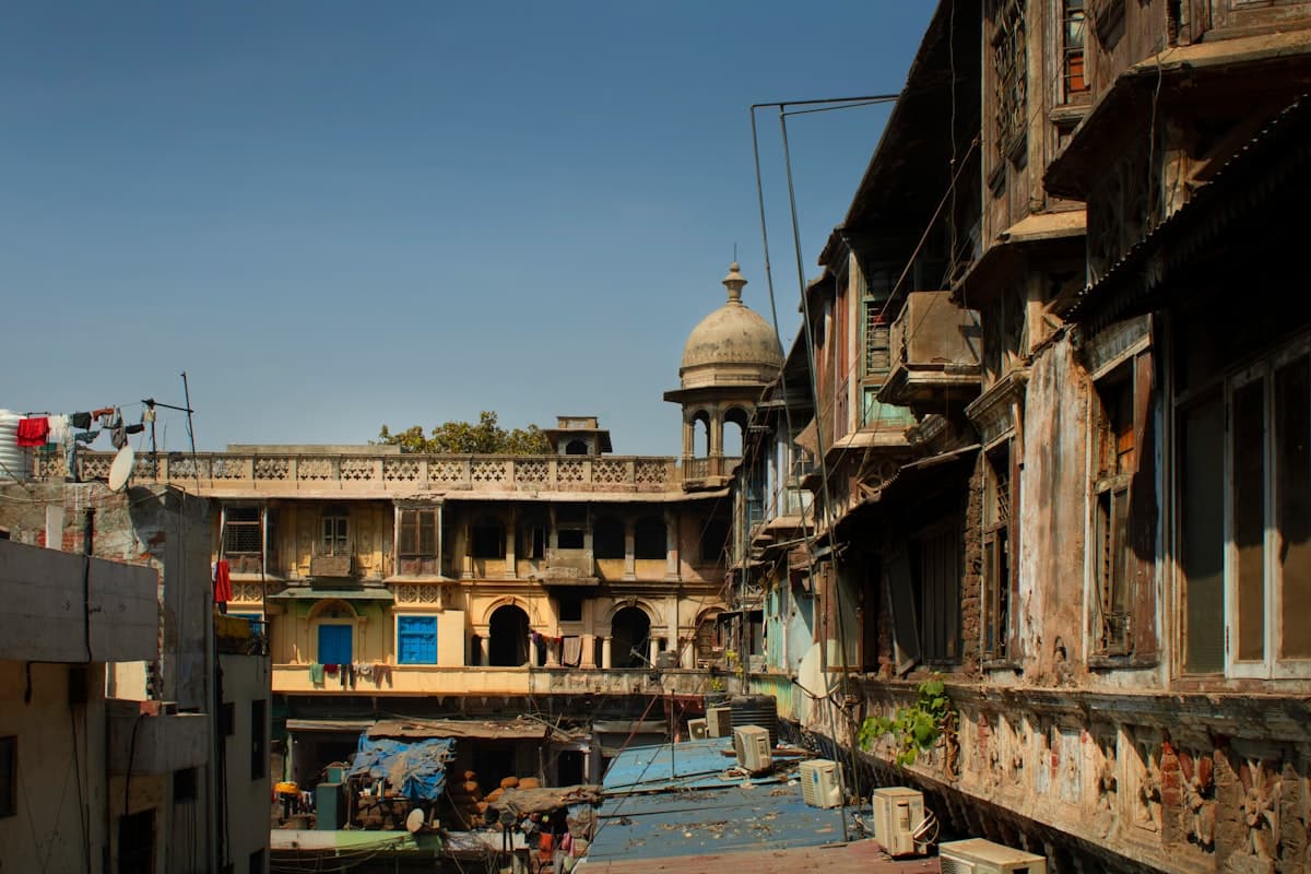 a street with buildings on both sides