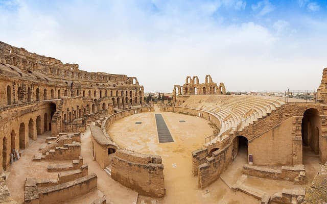 Kom el-Dikka Roman odeon theatre white marble seats Alexandria Egypt