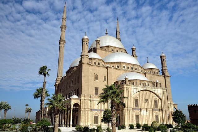 Bab Zuweila Cairo gate twin minarets al-Muayyad mosque