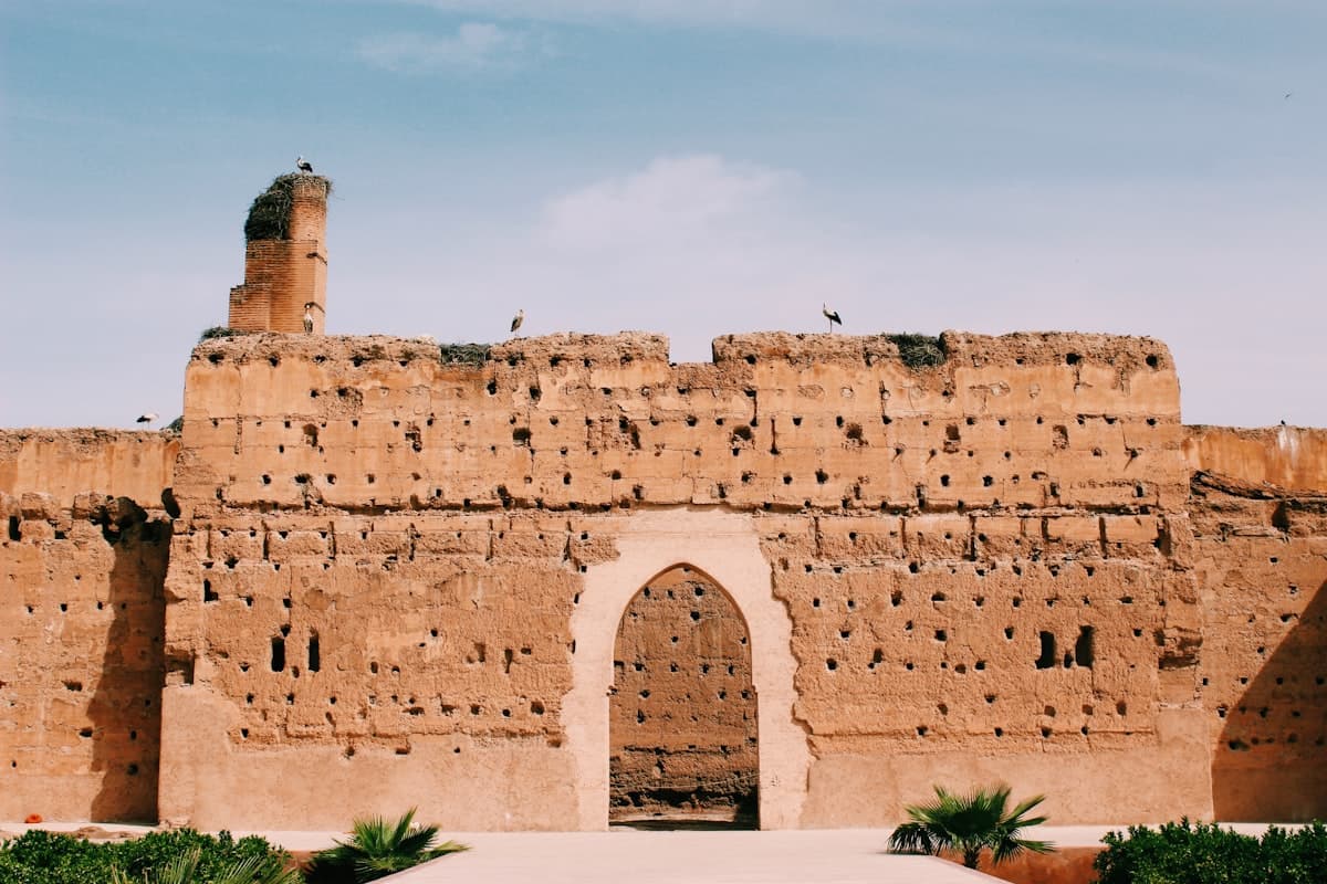 Ancient architecture of a city is shown.