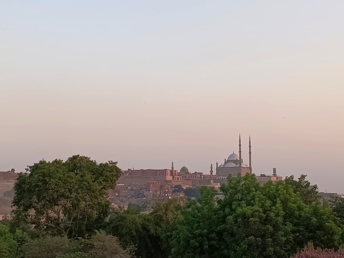 The Mosque of Muhammad Ali in the Cairo Citadel at golden hour