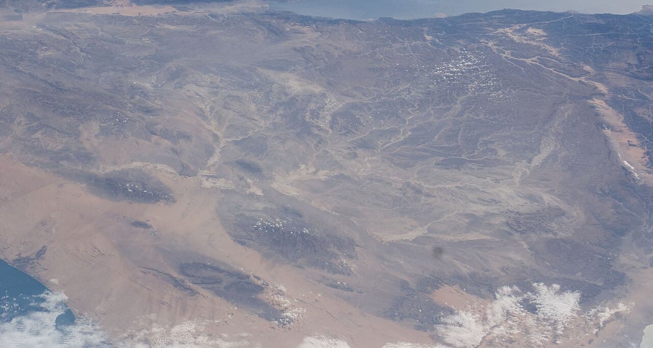 View of Egypt taken during ISS Expedition 30.