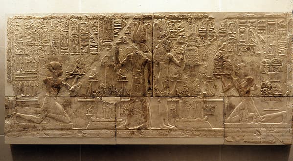 Relief from the West Wall of a Chapel of Ramesses I, New Kingdom, Ramesside