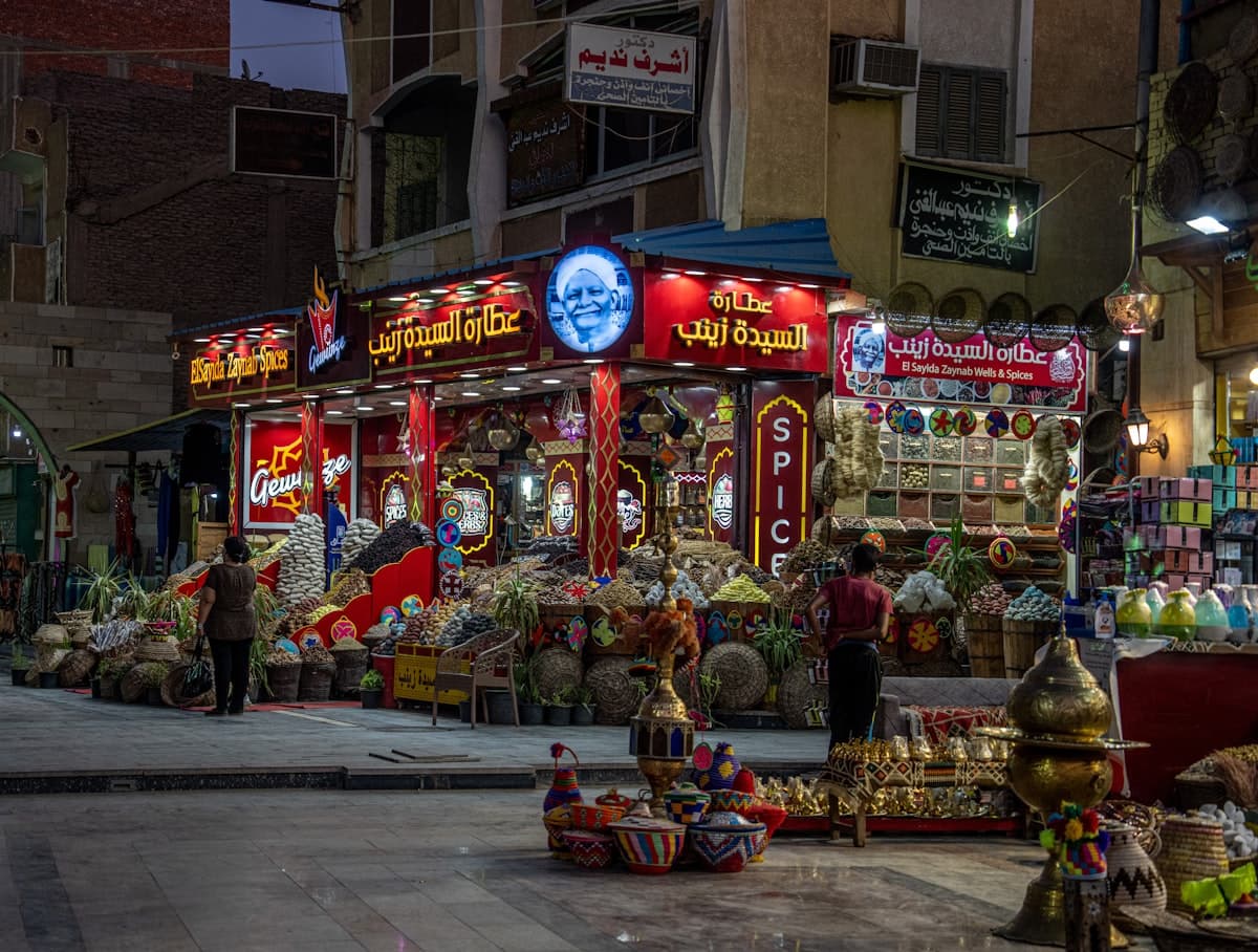 a street with a storefront